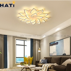 Đèn ốp trần led hình lưỡi rìu 18 cánh