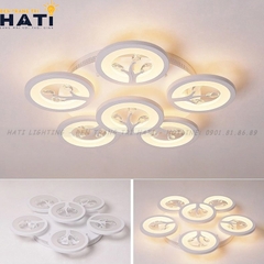 Đèn ốp trần led Kagami 6 cánh