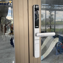 Khóa vân tay cửa nhôm kính  Giovani GSL-K276S màu bạc