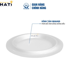 Đèn led âm trần mặt cong Nano Plast 5w-7w-9w