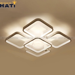 Đèn ốp trần led 5 ô vuông