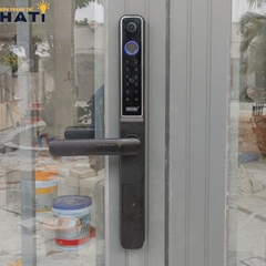 Khóa vân tay cửa nhôm kính  Giovani GSL-K276B màu đen