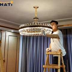 Đèn thả pha lê Marisa