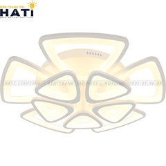 Đèn ốp trần led 10 cánh hình tam giác