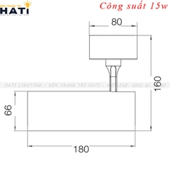 Đèn rọi đế ngồi Pluto 7w/15w