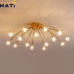 Đèn ốp chùm sao băng 15 bóng