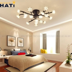 Đèn ốp decor bông mai 18 bóng