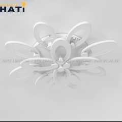 Đèn ốp trần led tai thỏ 12 cánh