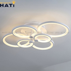 Đèn ốp trần led 6 vòng tròn