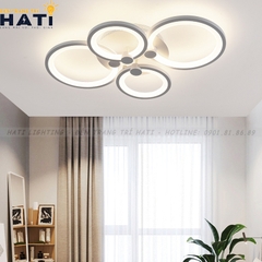 Đèn ốp trần led 4 vòng tròn