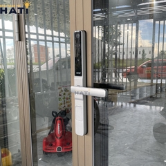 Khóa vân tay cửa nhôm kính  Giovani GSL-K276S màu bạc