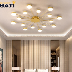 Đèn ốp decor Suki màu vàng