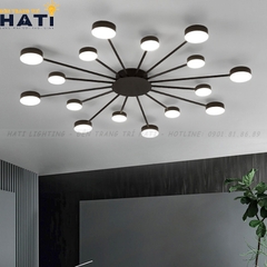 Đèn ốp decor Suki màu đen