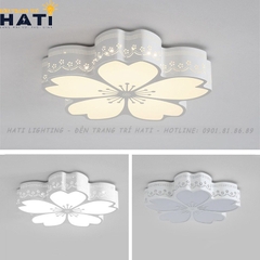 Đèn ốp trần led hình bông mai