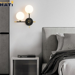 Đèn tương decor đôi Onela màu đen