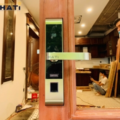 Khóa vân tay cửa gỗ Giovani GSL-118C87GG màu vàng