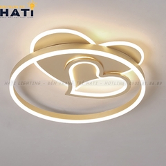 Đèn ốp trần led trái tim