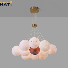 Đèn thả chùm mặt trăng 13 bóng