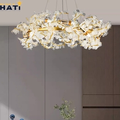 Đèn thả decor vòng nguyệt quế