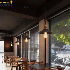 Đèn thả decor đĩa bay choá cụp