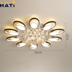 Đèn ốp trần led Yori 10 cánh