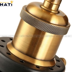Đèn thả decor đĩa bay có vân nổi