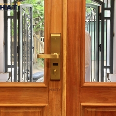 Khóa vân tay cửa gỗ Giovani GSL-118C87GG màu vàng