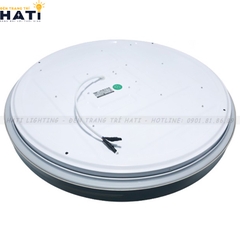 Đèn ốp trần led tròn hổ phách nâu