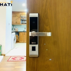 Khóa vân tay cửa gỗ Giovani GSL-C138G màu bạc
