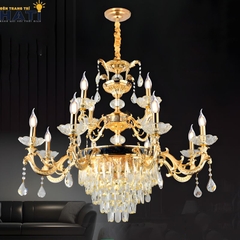 Đèn chùm cổ điển Lligent 8+4 bóng