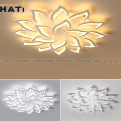 Đèn ốp trần led hình lưỡi rìu 18 cánh
