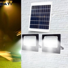 Đèn pha led năng lượng mặt trời đôi 60w+60w/100w+100w