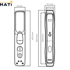 Khóa vân tay cửa gỗ Giovani GSL-A1C
