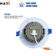 Đèn Led Âm Trần Khối Đúc TOS Mặt Trắng 7w-9w-12w