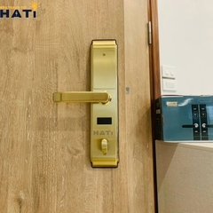 Khóa vân tay cửa gỗ Giovani GSL-C138FG màu vàng