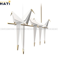 Đèn thả decor chim hạc 5
