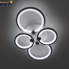 Đèn ốp trần led 4 vòng tròn