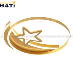 Đèn ốp trần led ngôi sao mặt trăng