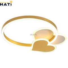 Đèn LED ốp trần 2 trái tim
