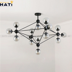Đèn thả decor Mono thân đen