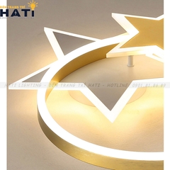 Đèn ốp trần led 2 ngôi sao