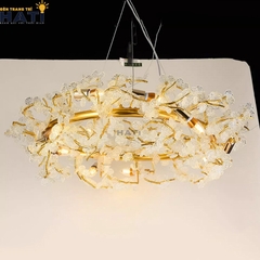 Đèn thả decor vòng nguyệt quế