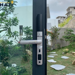Khóa vân tay cửa nhôm kính  Giovani GSL-K511S màu bạc
