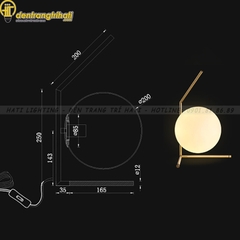 Đèn bàn hiện đại Moonlight C