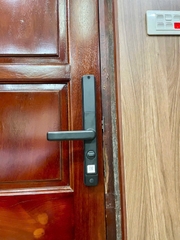 Khóa vân tay cửa nhôm kính  Giovani GSL-582B màu đen