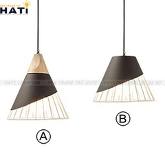 Đèn thả decor hình nón chụp