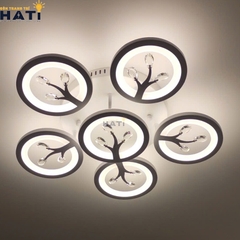 Đèn ốp trần led Kagami 6 cánh