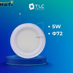 Đèn led âm trần mặt cong Nano Plast 5w-7w-9w