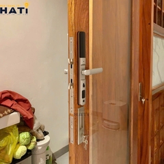 Khóa vân tay cửa nhôm kính  Giovani GSL-K511S màu bạc