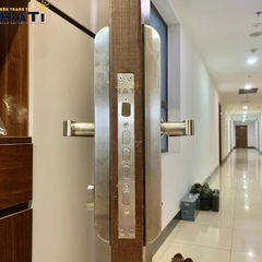 Khóa vân tay cửa gỗ Giovani GSL-C138G màu bạc